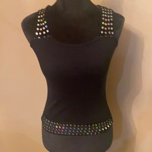 Cleo casual Black tank top